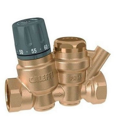 Regolatore Termostatico Dn20 Con Disinfezione 3/4"F CALEFFI 116250