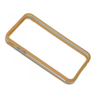 Bumper bicolore arancione/trasparente per iPhone 4