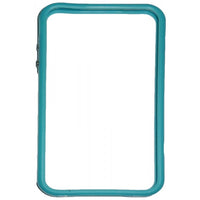 Bumper bicolore azzurro/trasparente per iPhone 4