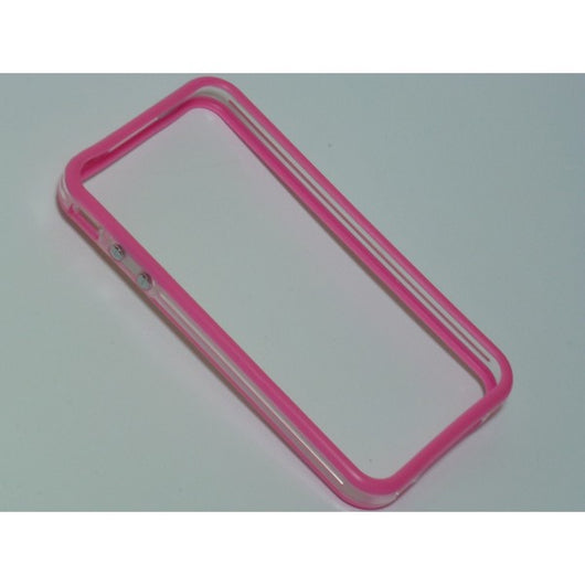 Bumper bicolore rosa/trasparente per iPhone 4