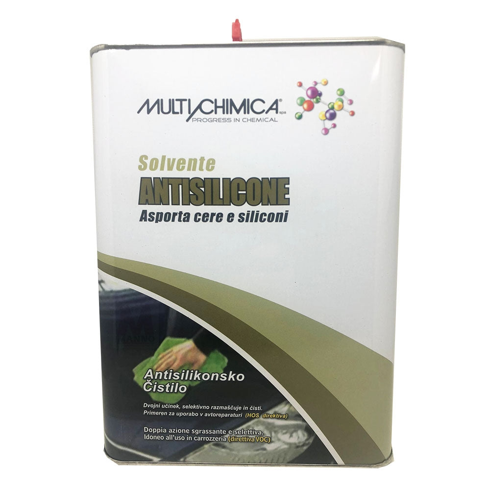 MULTICHIMICA -SOLVENTE ANTISILICONE - 5 lt - art. 1540