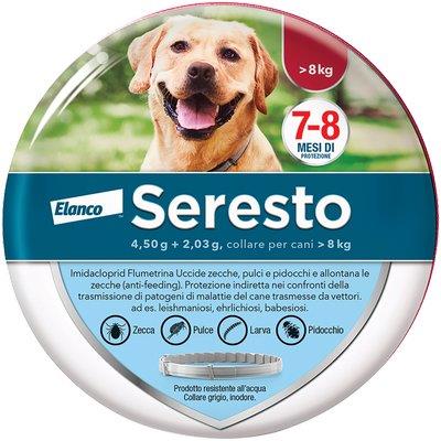 Collare antiparassitario seresto cani bayer open kg 8+ cm 70 Bayer 