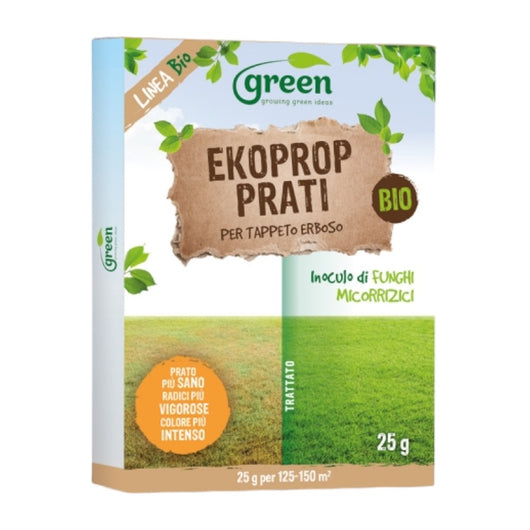 EKOPROP PRATI Inoculo di funghi MICORRIZE 25gr Green PRATO tappeti erbosi SEMINA