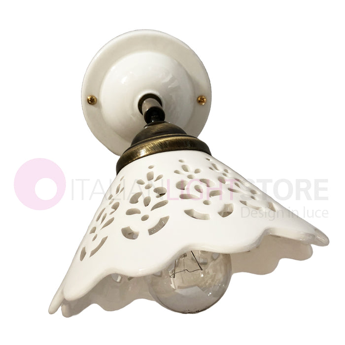 VOLTERRA Applique Spot Orientabile Ceramica Rustica Country