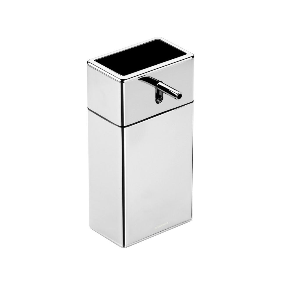 Dispenser sapone a muro in ottone cromato della collezione 'Extreme' by Cosmic cm 8x8,5x16