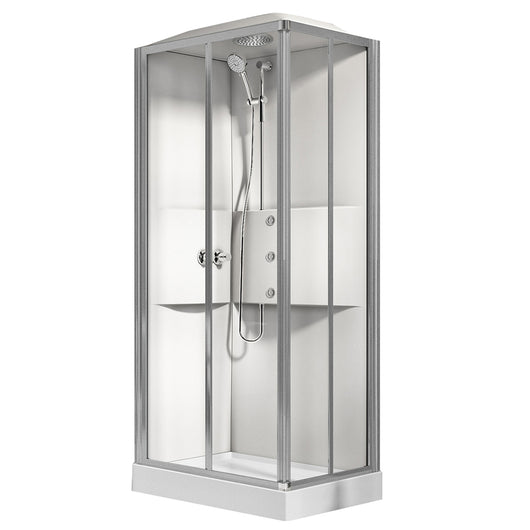 Cabina doccia multifunzione Novellini con idromassaggio cm 70x90