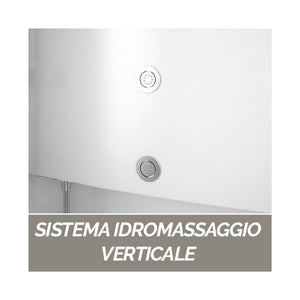 Cabina doccia multifunzione Novellini con idromassaggio cm 90x90