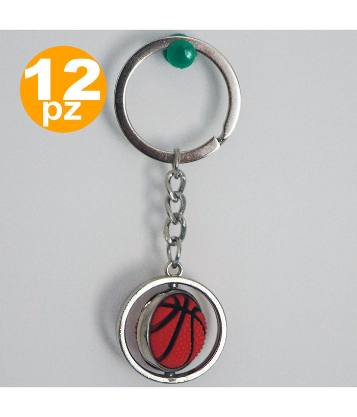 Set Bomboniera Bomboniere Pallone Palla Da Basket In 3d Portachiavi Porta Chiave         