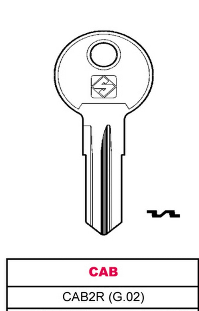 20pz chiave asc cab2r (g.vac 0) cab cod:ferx.vit28580
