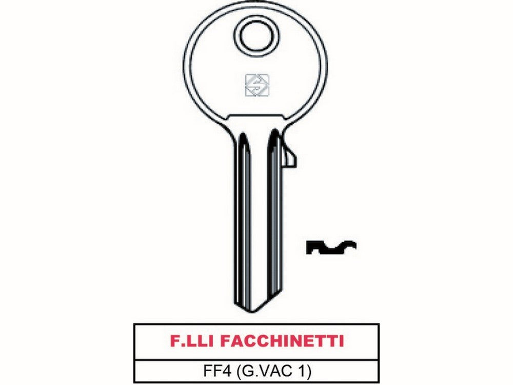 20pz chiave asc ff4 (g.vac 1) f.lli facchinetti cod:ferx.vit54663