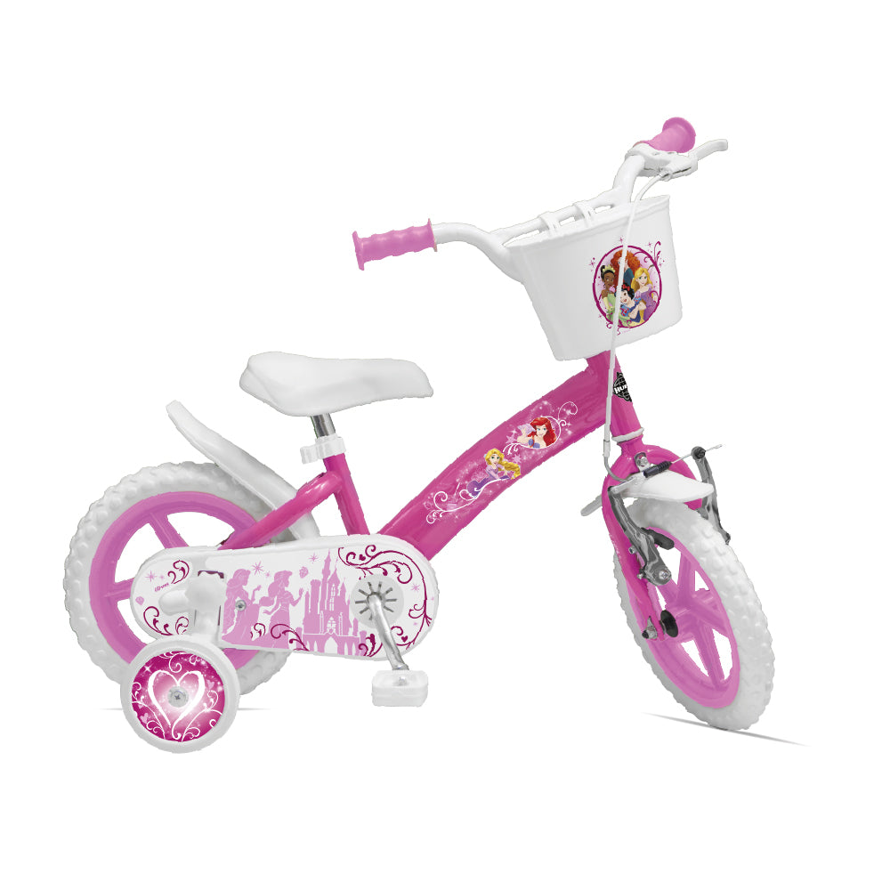 Bicicletta per Bambina 12â€™â€™ Freni V-Brake con Licenza Disney Princess