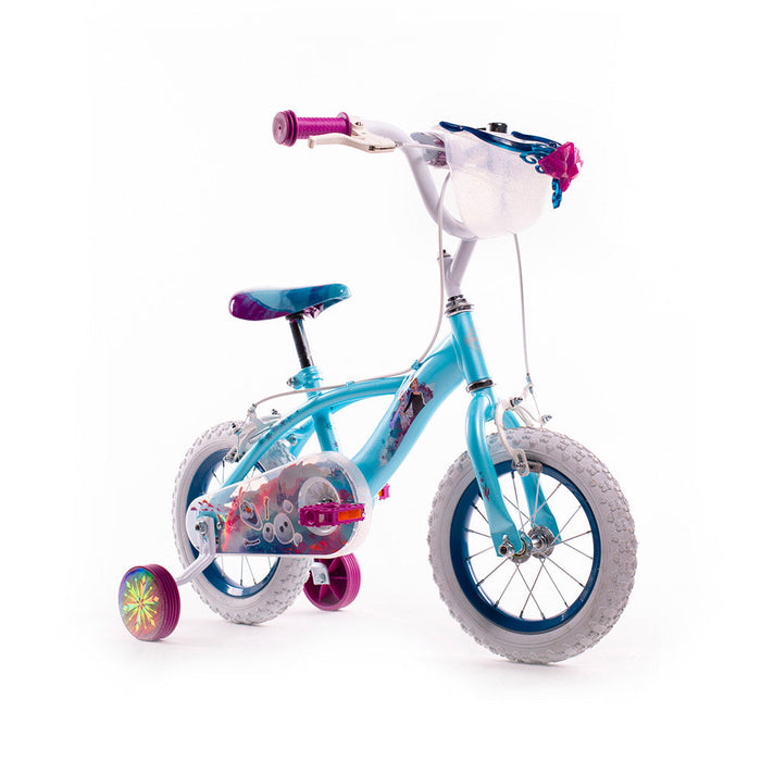 Bicicletta per Bambina 12” 2 Freni con Licenza Disney Frozen Azzurra