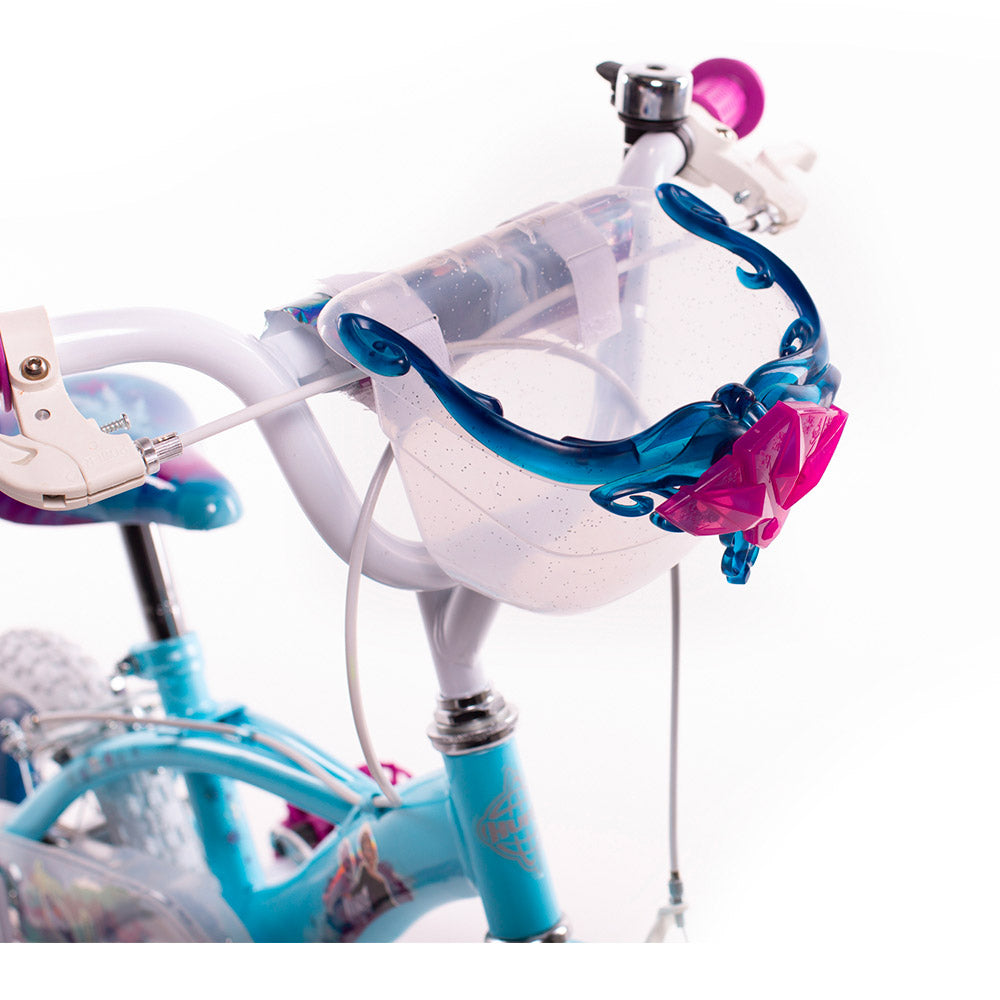 Bicicletta per Bambina 12” 2 Freni con Licenza Disney Frozen Azzurra