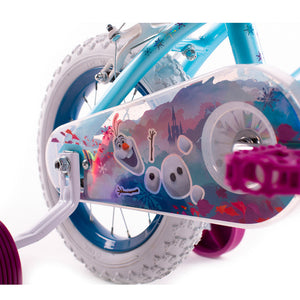 Bicicletta per Bambina 12” 2 Freni con Licenza Disney Frozen Azzurra