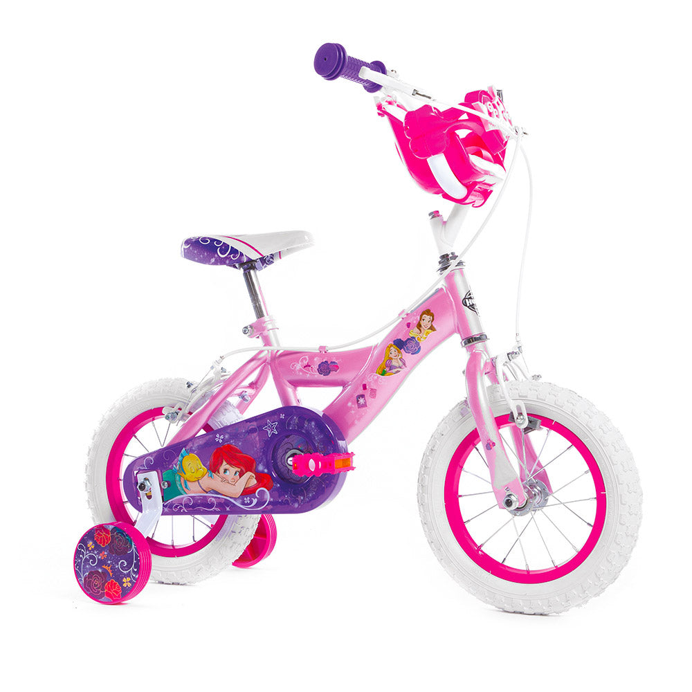 Bicicletta per Bambina 12” 2 Freni con Licenza Disney Princess Rosa