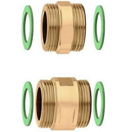 Coppia Di Raccordi Con Guarnizioni 1 1/4" M X 1" M CALEFFI 675004