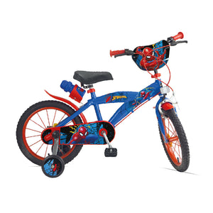 Bicicletta per Bambino 14â€™â€™ Freni Caliper con Licenza Marvel Spiderman