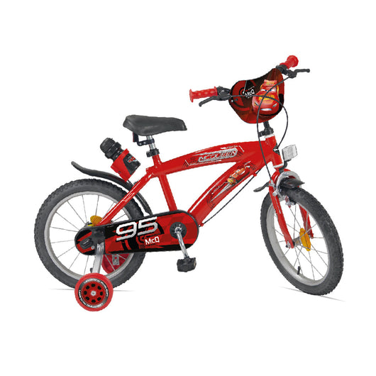 Bicicletta per Bambino 14â€™â€™ Freni Caliper con Licenza Disney Cars