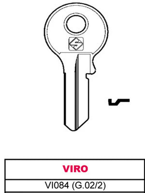 20pz chiave asc vi084 (g.vac 2) viro vit4926