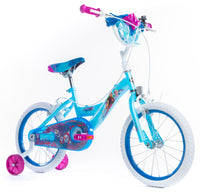 Bicicletta per Bambina 16” 2 Freni con Licenza Disney Frozen Azzurra