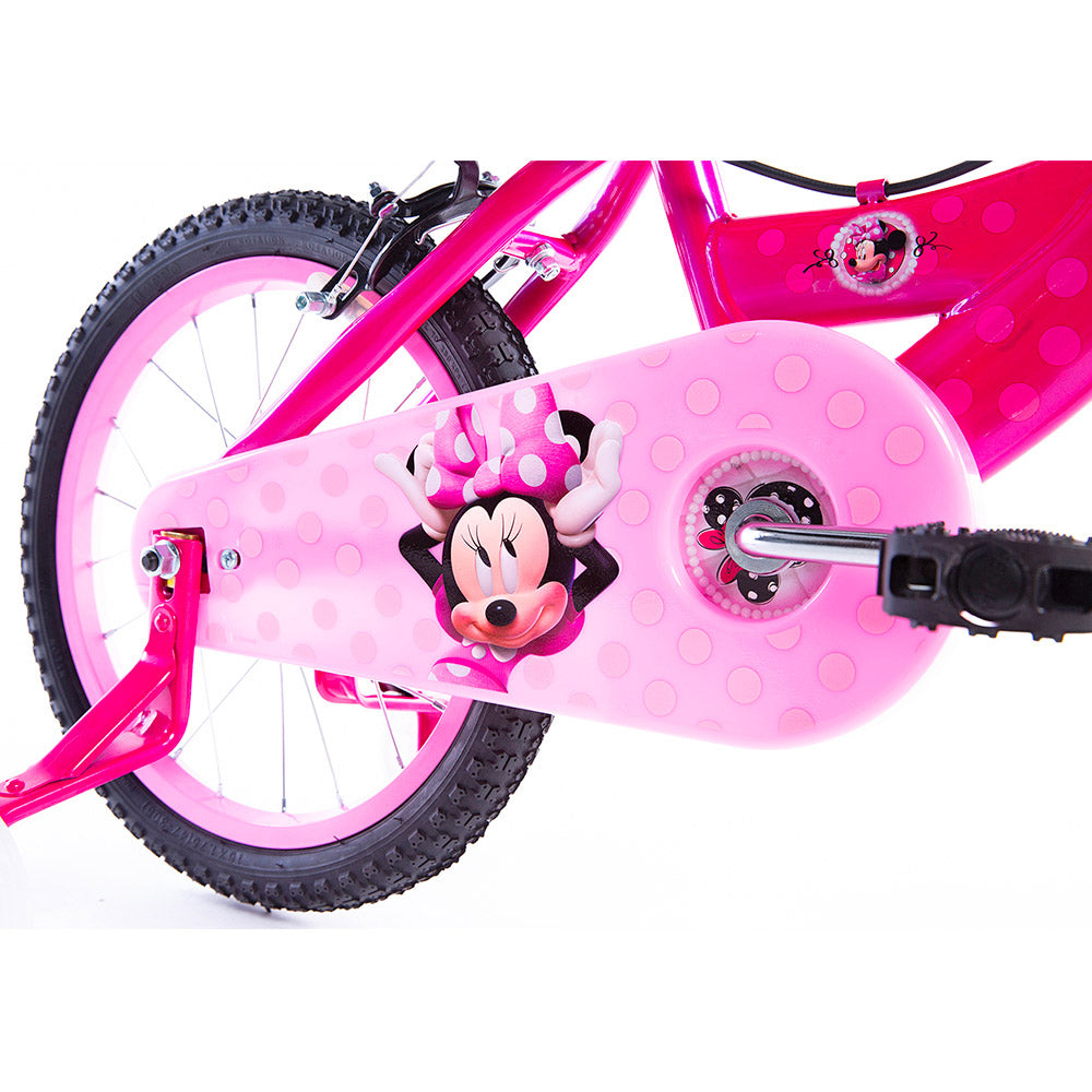 Bicicletta per Bambina 16” 2 Freni con Licenza Disney Minnie Rosa