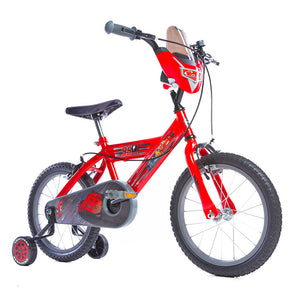 Bicicletta per Bambino 16” 2 Freni con Licenza Disney Cars Rosso