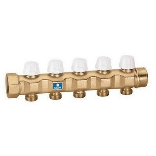 Collettore Di Ritorno E Valvole Intercettazione 1 1/4" X4 3/4"M CALEFFI 663040