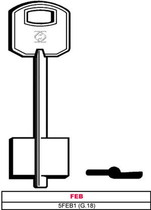5pz chiave a doppia mappa 5feb1 (g.vas 5) feb vit6282