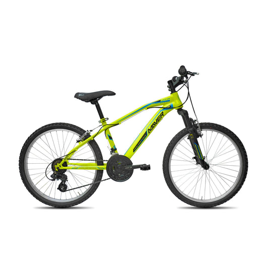 Bicicletta MTB Ragazzo 24” 18 Velocità Progress Giallo o Nero o Rosso