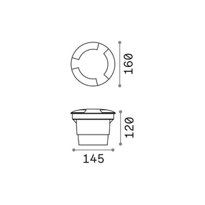 Tecnico Moderno Landing Materie Plastiche Nero 1 Luce Gx53