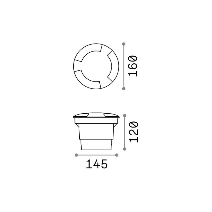 Tecnico Moderno Landing Materie Plastiche Nero 1 Luce Gx53