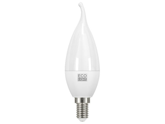 Ecolight lampada a led colpo di vento e14 luce fredda 6 w (10 pezzi) - Ecolight