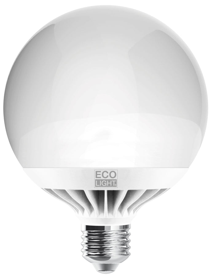 Ecolight lampada a led globo e27 luce calda 24 w (5 pezzi) - Ecolight