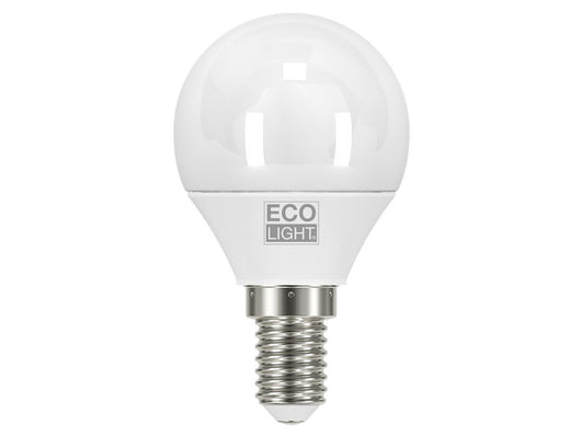 Ecolight lampada a led mini globo e27 luce fredda 6 w (10 pezzi) - Ecolight