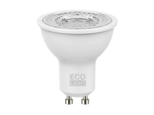 Ecolight lampada a led spot gu10 fascio 110Ã˜ luce calda 8 w (10 pezzi) - Ecolight