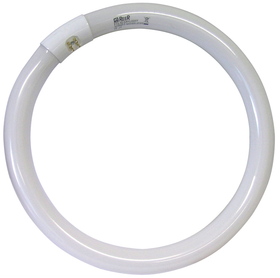 Reer neon fluorescente circolare g10q-freddissima 22w-1200 lumen-cm.22 (10 pezzi) - Reer