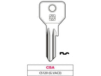 10pz chiave asc cs120 (g. vac 3) cisa cod:ferx.vit47561