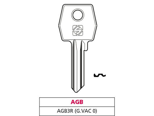 20pz chiave ottone agb3r (g. vac 0) agb vit47594