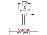 Silca chiave ottone gs13 (g. vac 0) giussani (20 pezzi) - Silca