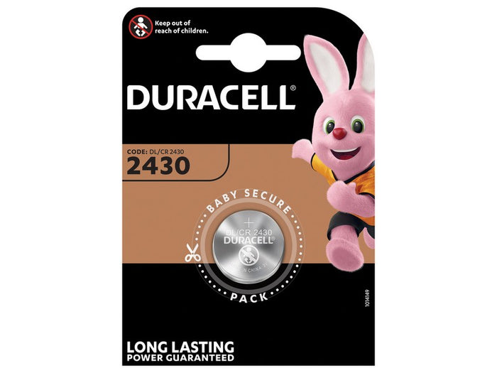 Duracell pila al litio specialistica bottone 2430 1 pz. (10 pezzi) - Duracell