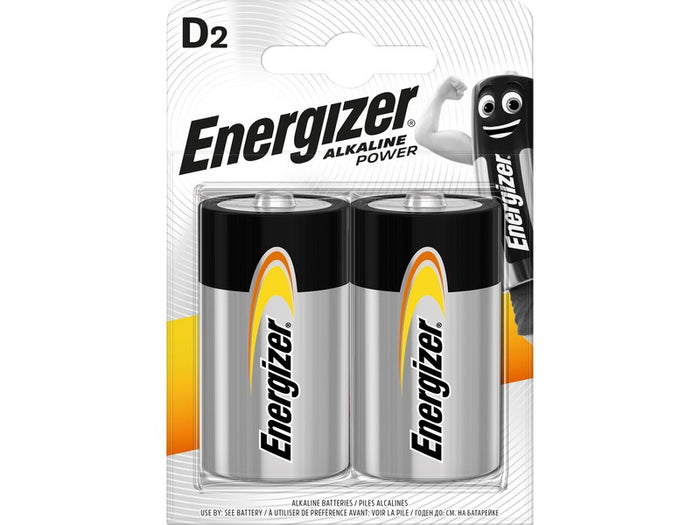 Energizer pila alcalina serie alkaline power torcia 1,5v 2 pz. (6 confezioni) - Energizer