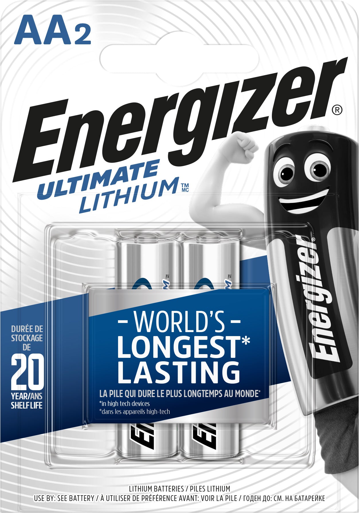 Energizer pila al litio ultimate lithium stilo 1,5v 2 pz. (12 confezioni) - Energizer