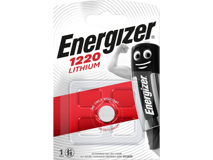 Energizer pila al litio specialistica bottone 1220 3v-Ã˜ mm. 12x2 h 1 pz. (10 pezzi) - Energizer