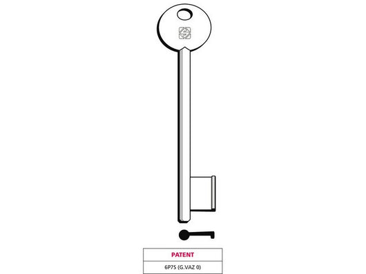 5pz chiave a mappa 6p7s (g. vaz 0) patent vit47681