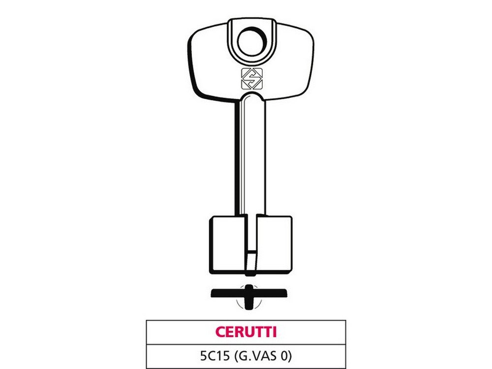 5pz chiave a doppia mappa 5c15 (g. vas 0) cerutti vit47665