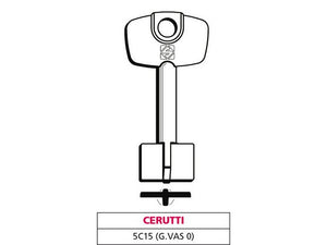 5pz chiave a doppia mappa 5c15 (g. vas 0) cerutti vit47665