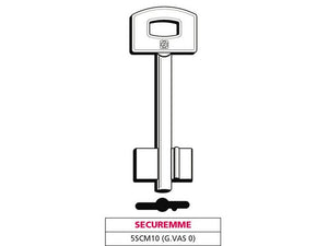 5pz chiave a doppia mappa 5scm10 (g. vas 0) securemme vit47654