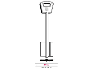 Silca chiave a doppia mappa bel (g. vat 0) beta  (5 pezzi) - Silca