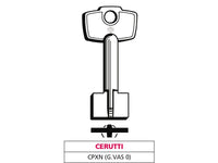 Silca chiave a doppia mappa cpxn (g. vas 0) cerutti (5 pezzi) - Silca