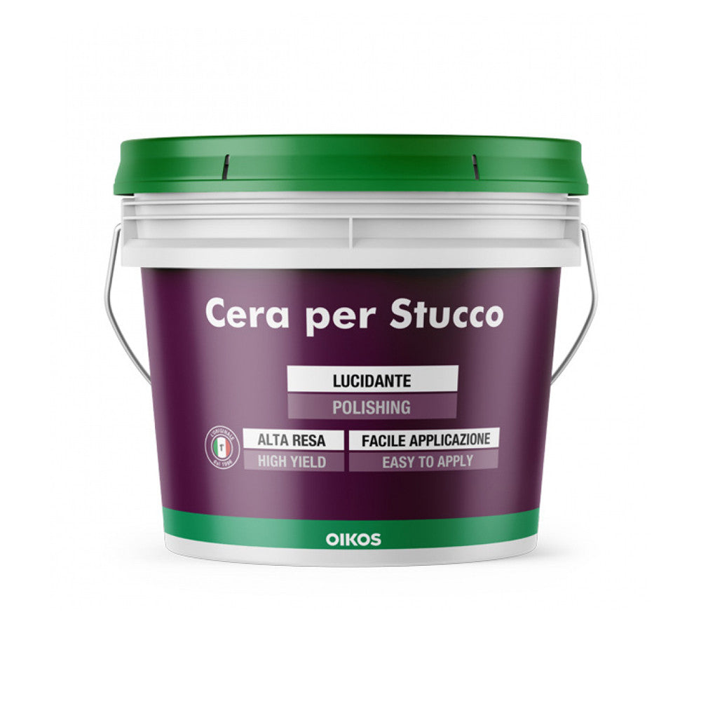 Cera Per Stucco-Cera Decorativa In Pasta Per Creare Effetti Marmorei Esaltando La Lucentezza Dello Stucco-1 Litro-Oikos